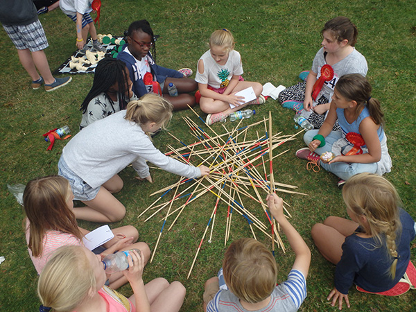 Fun and games at the manor House Inn in Ditcheat