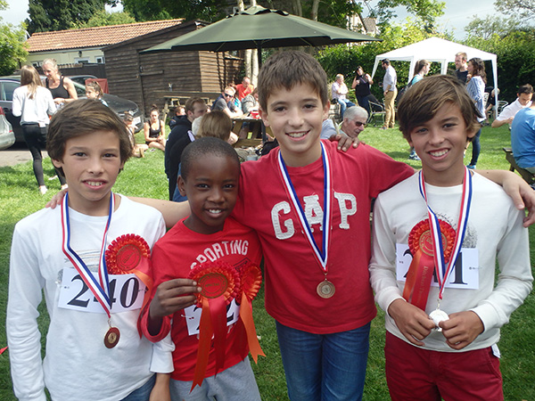 Special rosettes for doing really well in the run