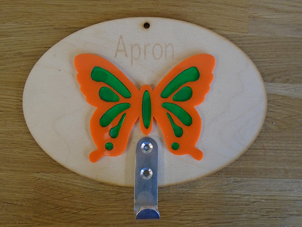 Year 7 Door Plaque created in DT and DDR