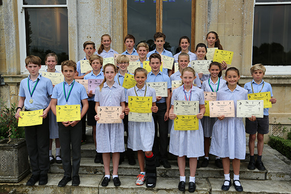 South West IAPS Athletics certificates and medals