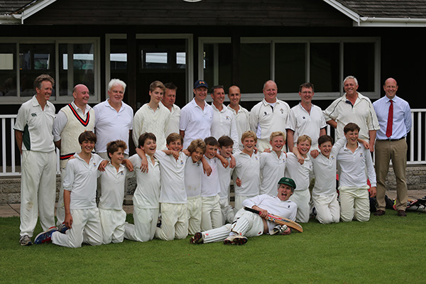 Year 8 fathers and sons cricket match 