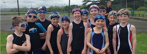 Biathletes at the Leweston relays