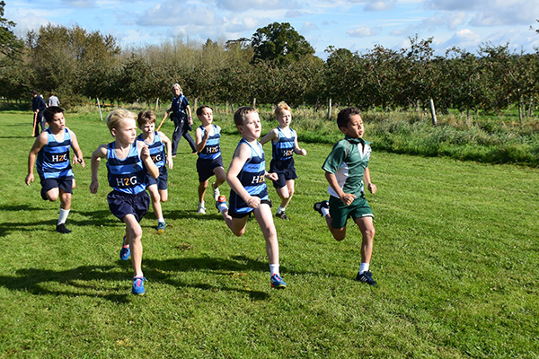Competing at the Lewston Biathle