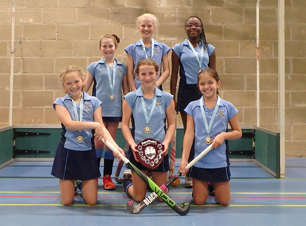 Winners of the U12C Hazlegrove hockey Tournament
