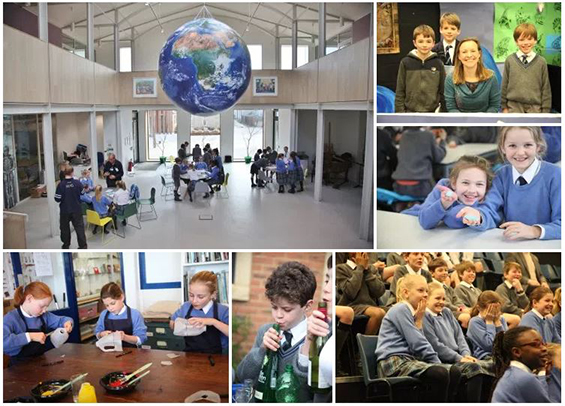 A collage of EarthWyz events