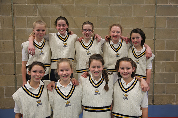 The Hazlegrove indoor cricket team compete in the Lady Taverners competition