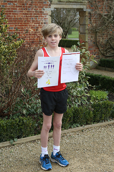 Jake F - 3rd place Minor Boys at the South West Cross Country Championships