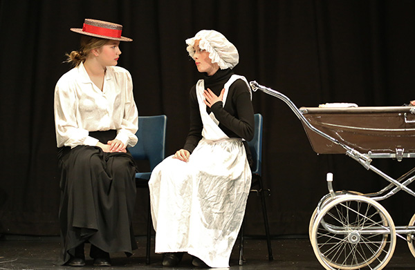 Performing at the Speech and Drama Showcase Evening