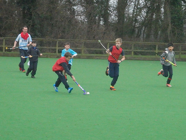 Boarders' hockey fun