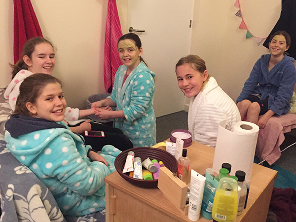 Boarders' spa session