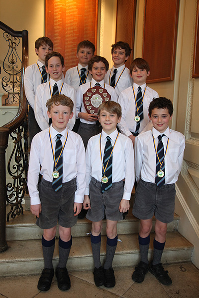 The U10a King's Bruton Hockey Tournament Winners