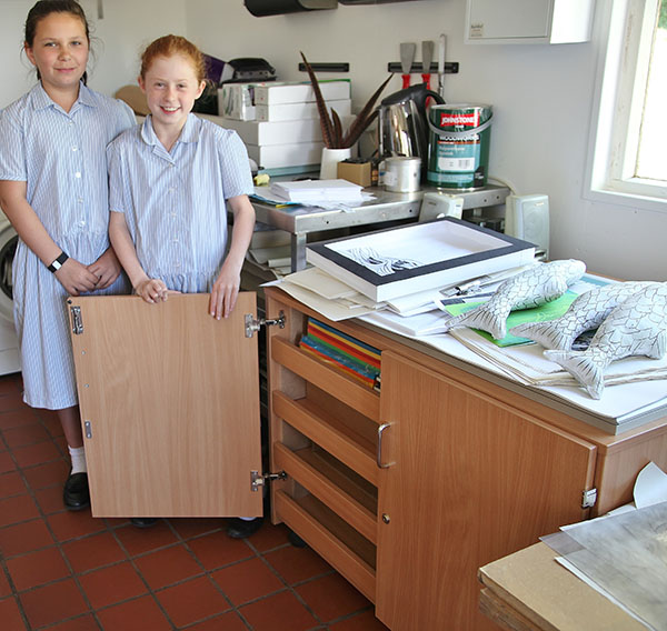 Art materials storage