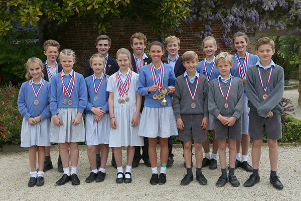 King's Taunton Athletics Festival medal winners