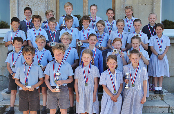 Medal winners at the South West Biathle Championships