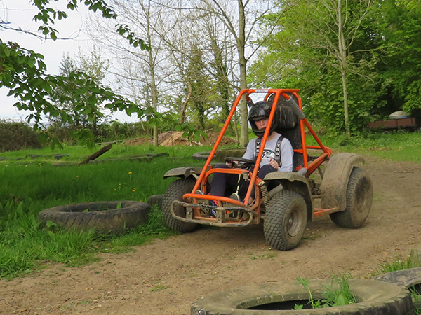 Fun on the go-kart track